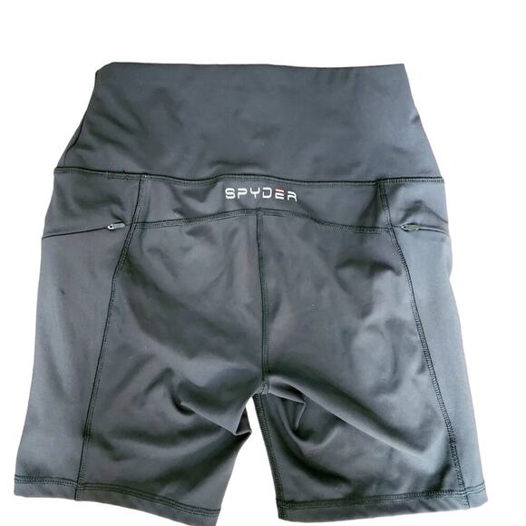 SPYDER MED BLACK BIKE SHORTS - Picture 1 of 5